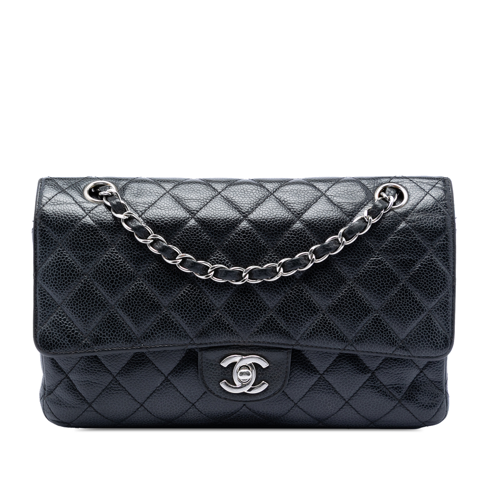 Pre-Loved Chanel Medium Classic Caviar Double Flap